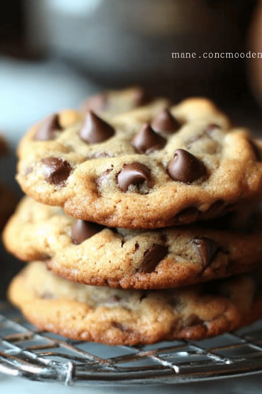 chocolate chip cookies slice on plate showing perfect texture and swirl pattern
