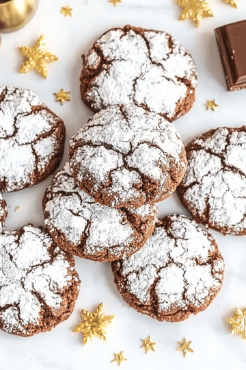 chocolate crinkle cookies