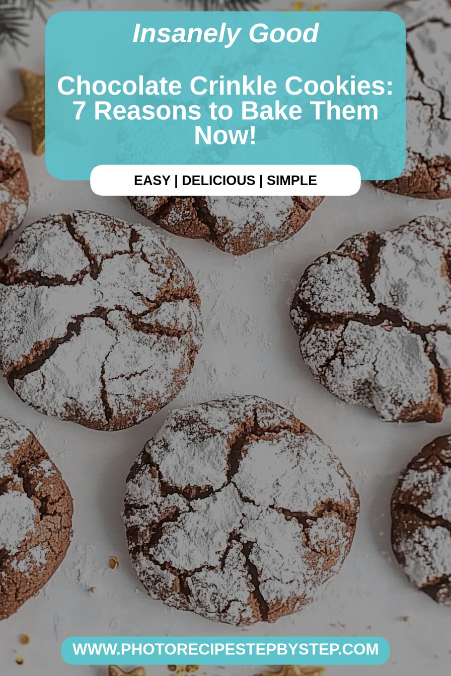chocolate crinkle cookies final dish beautifully presented and ready to serve