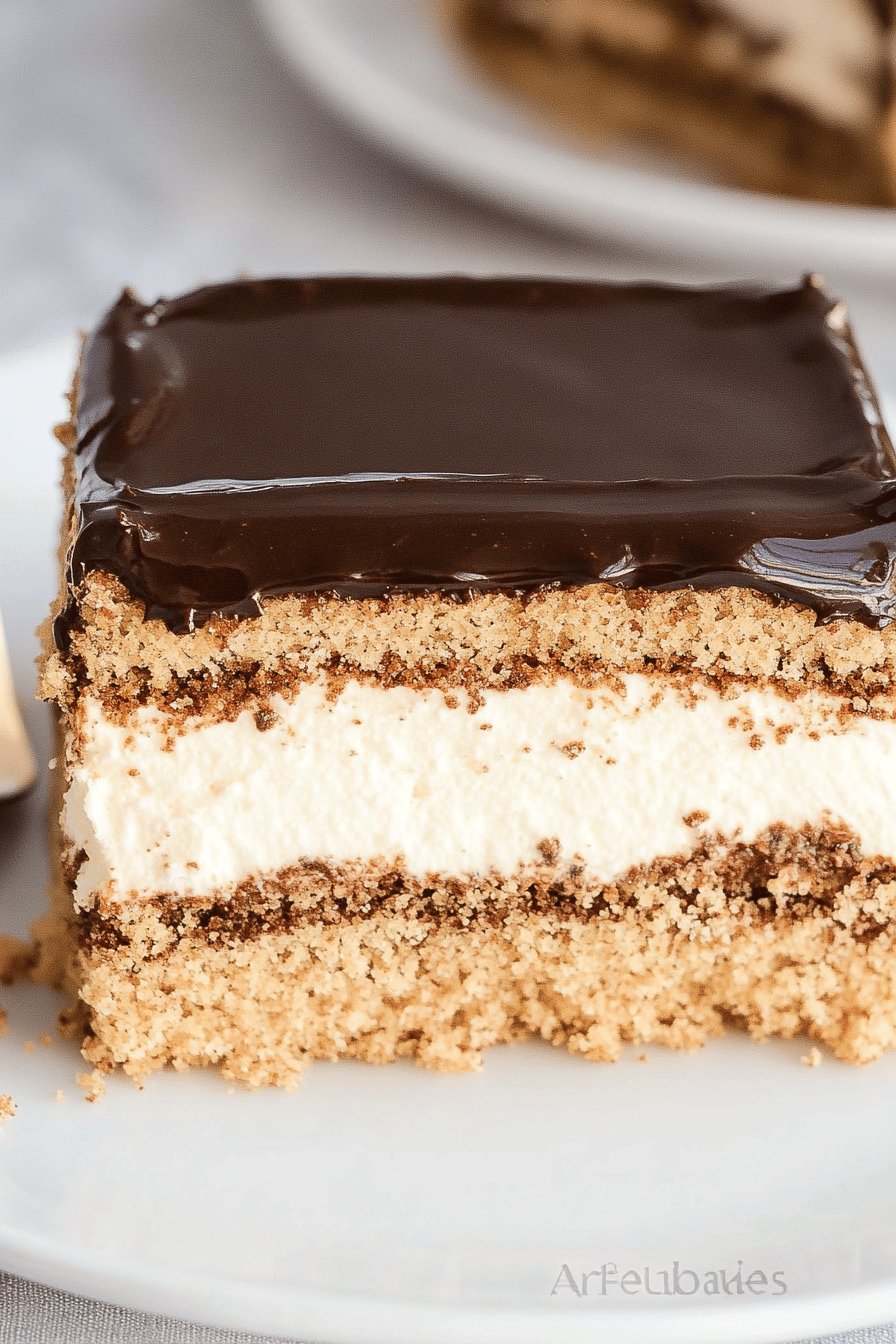 chocolate eclair cake ingredients organized and measured on kitchen counter
