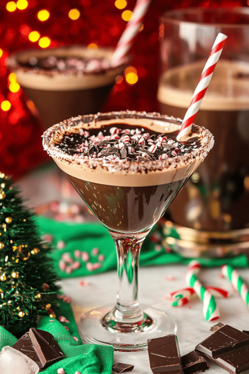 chocolate peppermint martini
