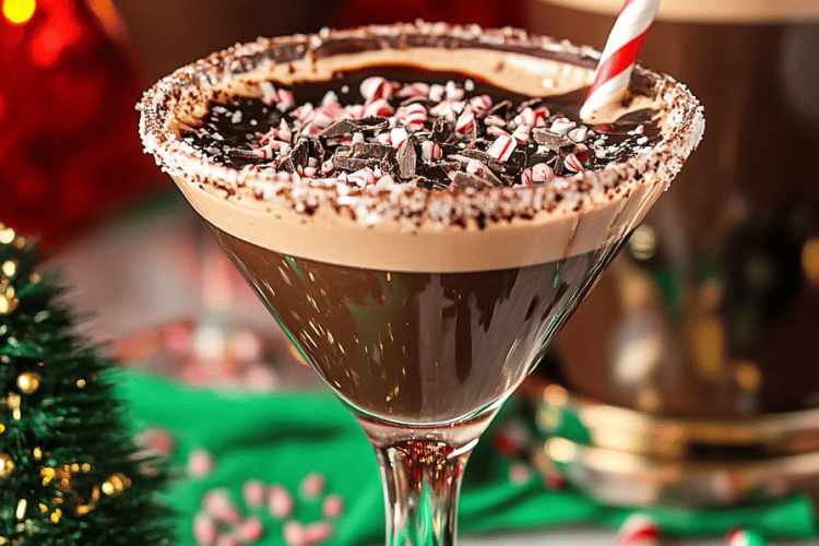 chocolate peppermint martini