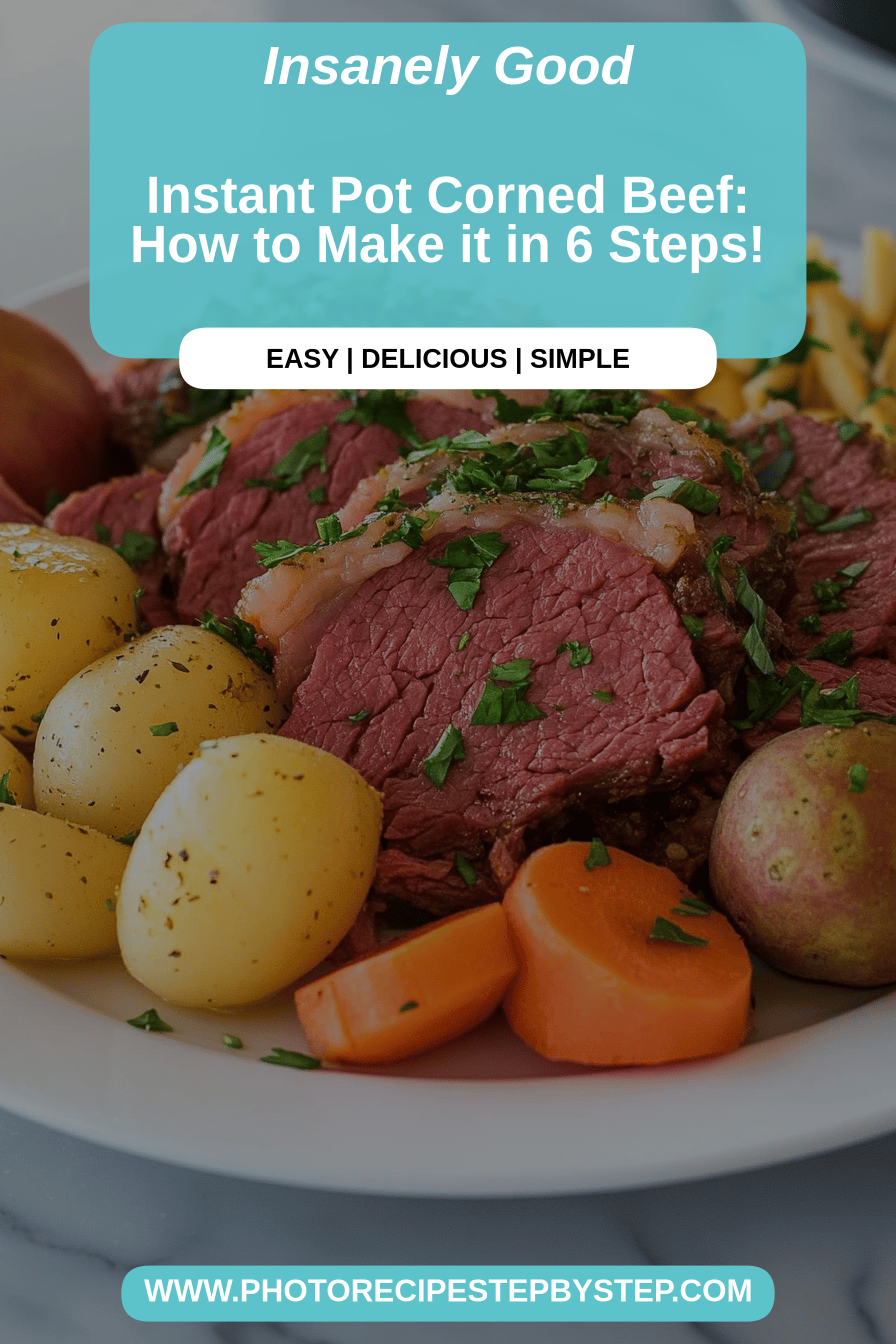 corned beef instant pot final dish beautifully presented and ready to serve