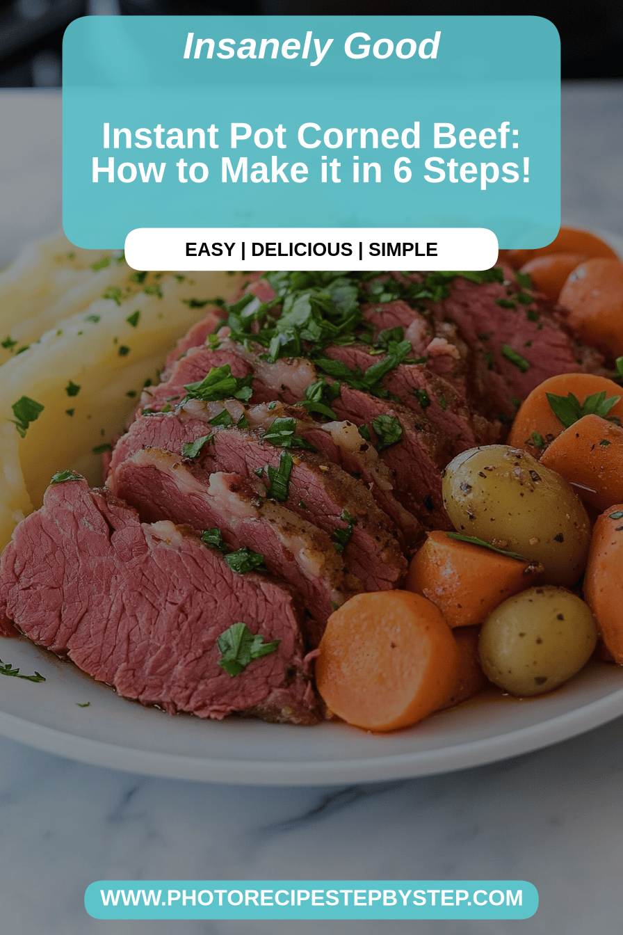 corned beef instant pot final dish beautifully presented and ready to serve