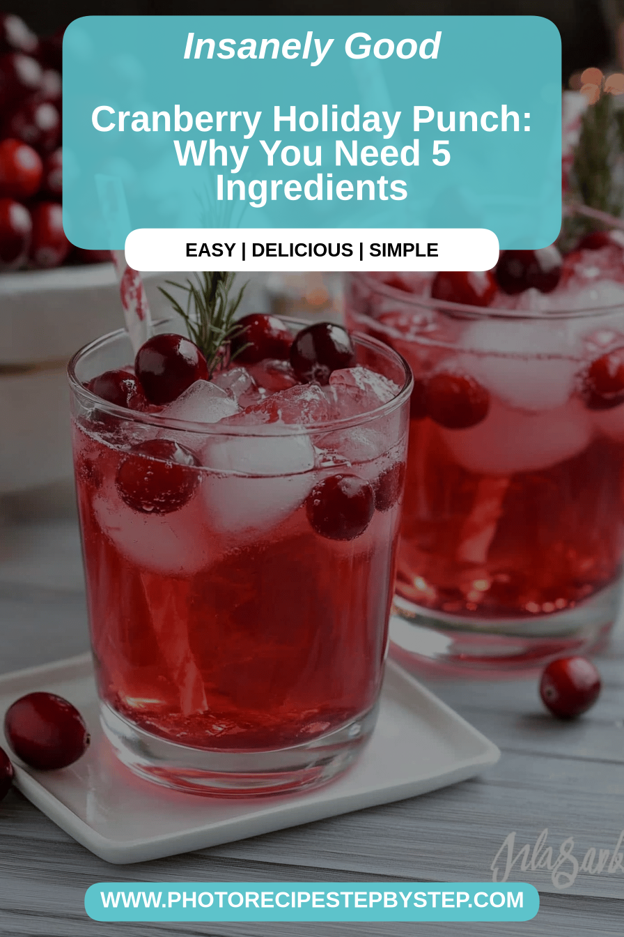 cranberry punch final dish beautifully presented and ready to serve