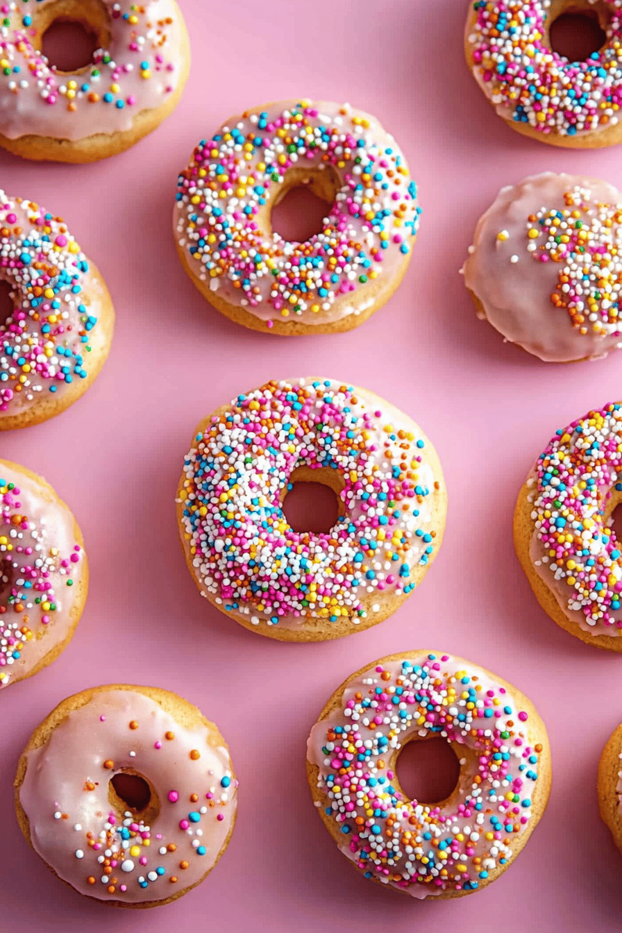 donut cookies ingredients organized and measured on kitchen counter