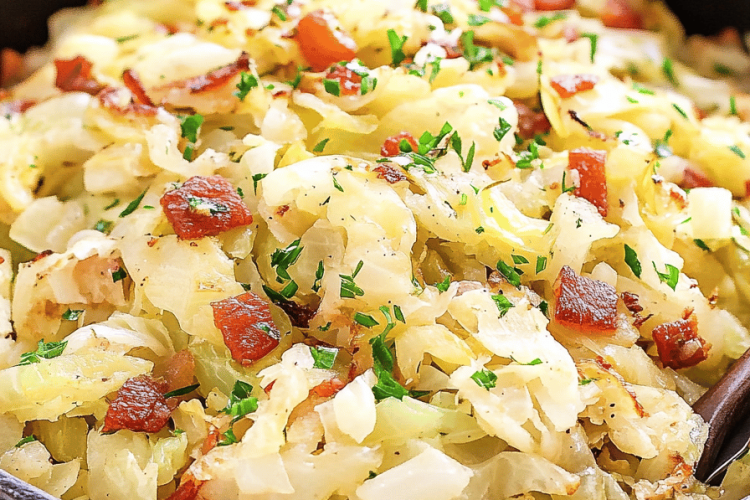 fried cabbage