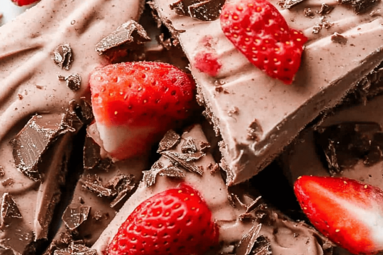 frozen yogurt bark