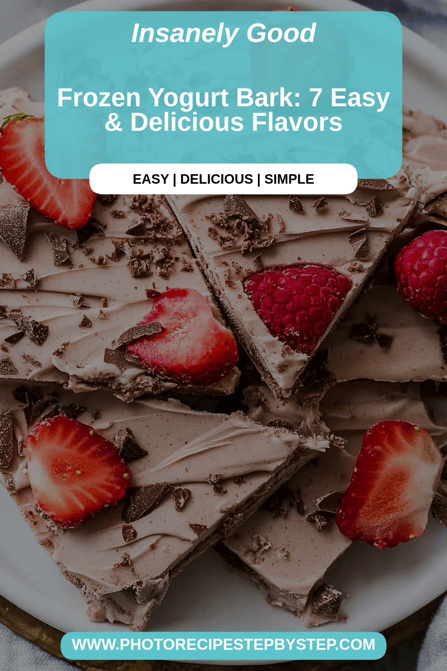 frozen yogurt bark final dish beautifully presented and ready to serve
