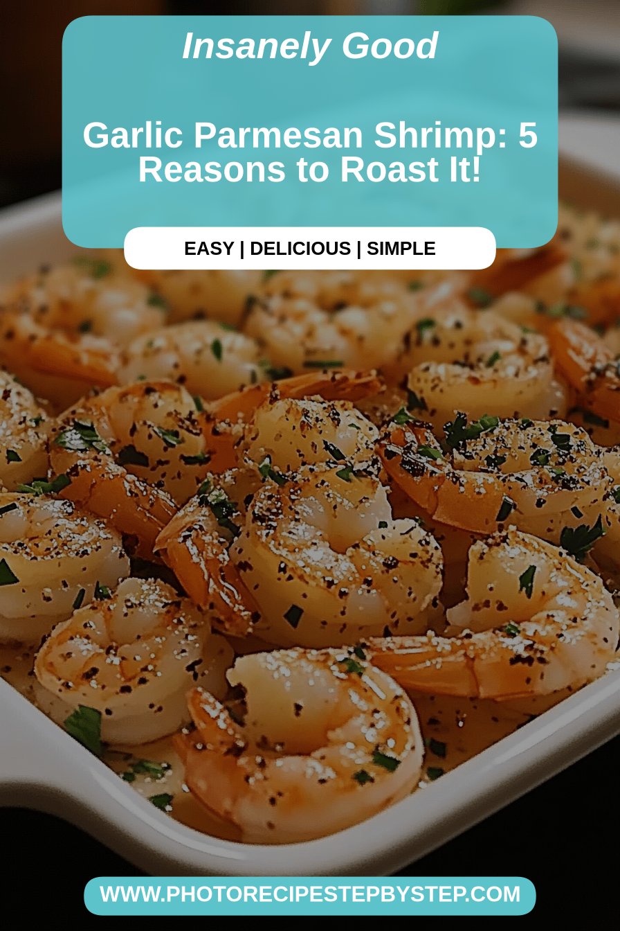 garlic parmesan shrimp final dish beautifully presented and ready to serve
