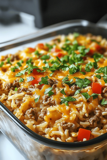 hamburger rice casserole