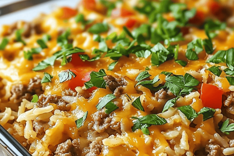 hamburger rice casserole