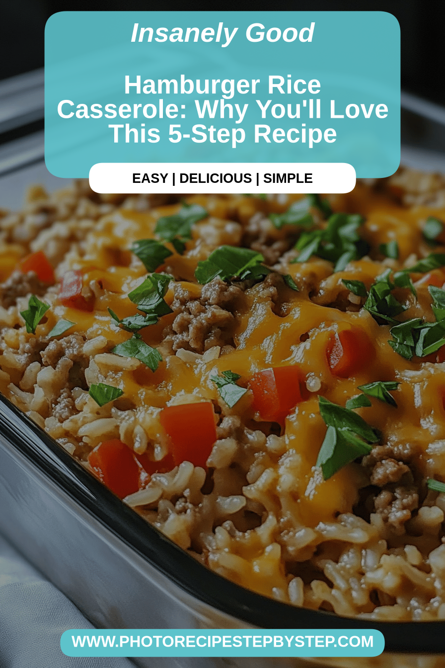 hamburger rice casserole final dish beautifully presented and ready to serve