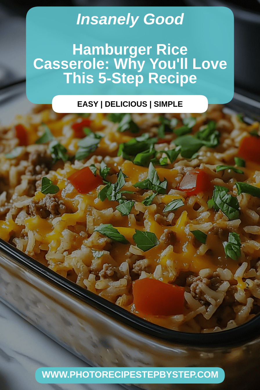 hamburger rice casserole final dish beautifully presented and ready to serve