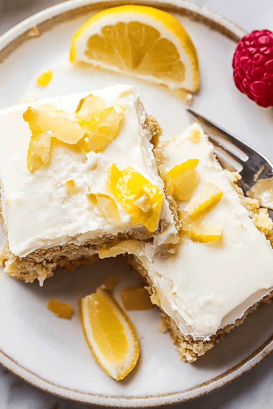 lemon coconut bars ingredients organized and measured on kitchen counter
