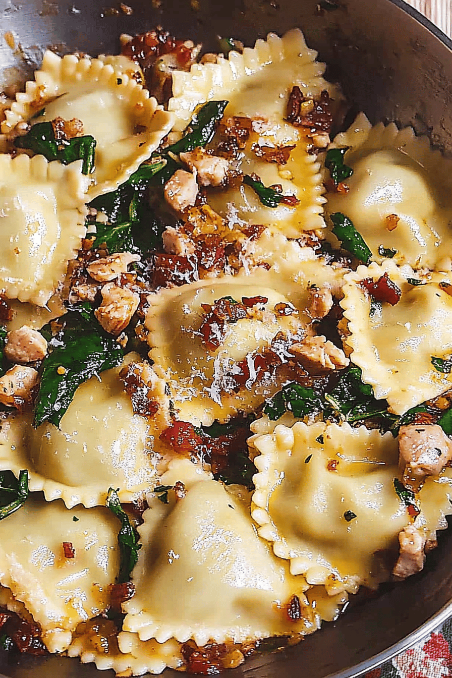 make ravioli ingredients organized and measured on kitchen counter
