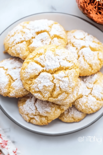 orange crinkle cookies