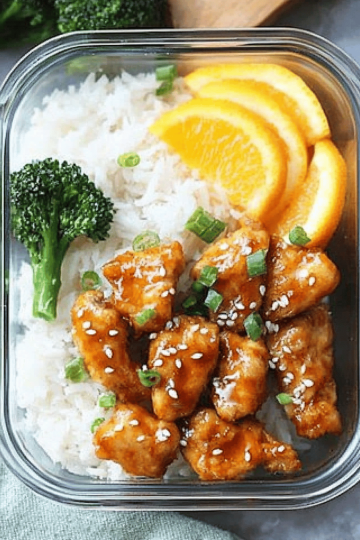 orange sesame chicken