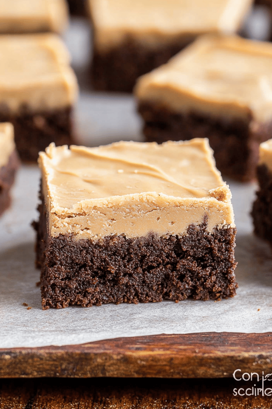 peanut butter brownies ingredients organized and measured on kitchen counter