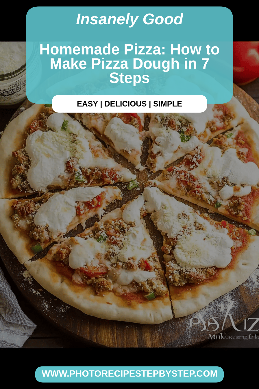 pizza dough final dish beautifully presented and ready to serve