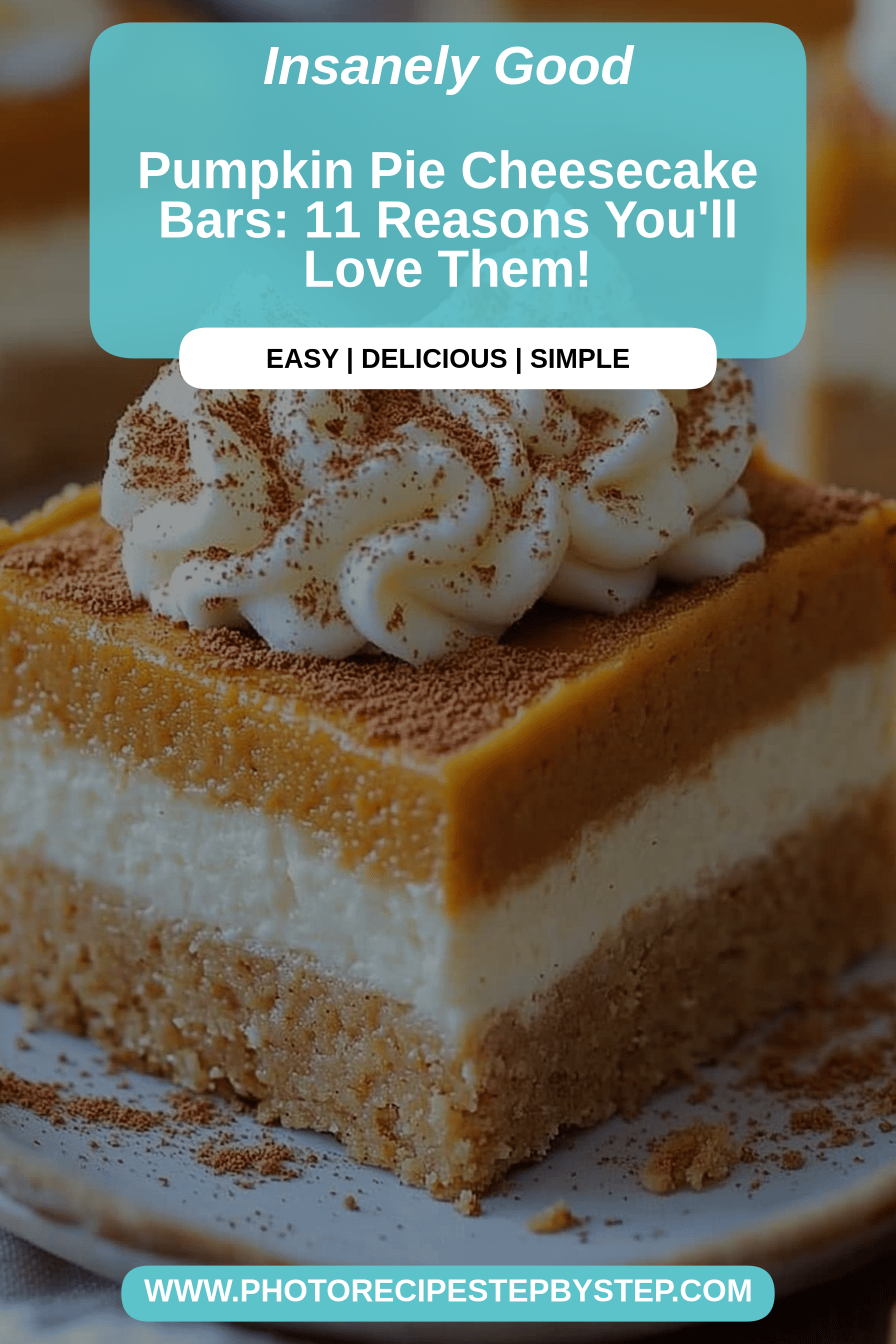 pumpkin pie cheesecake bars final dish beautifully presented and ready to serve