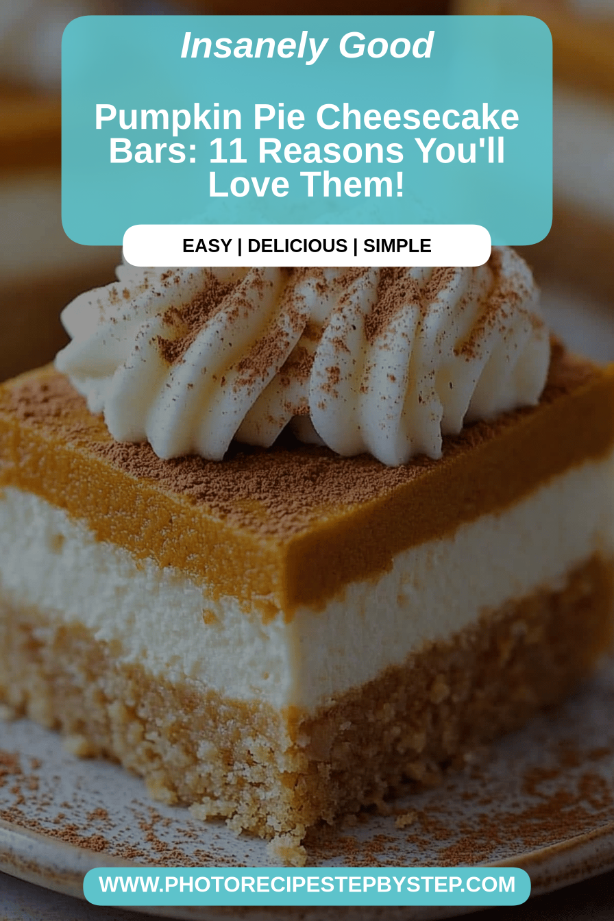 pumpkin pie cheesecake bars final dish beautifully presented and ready to serve