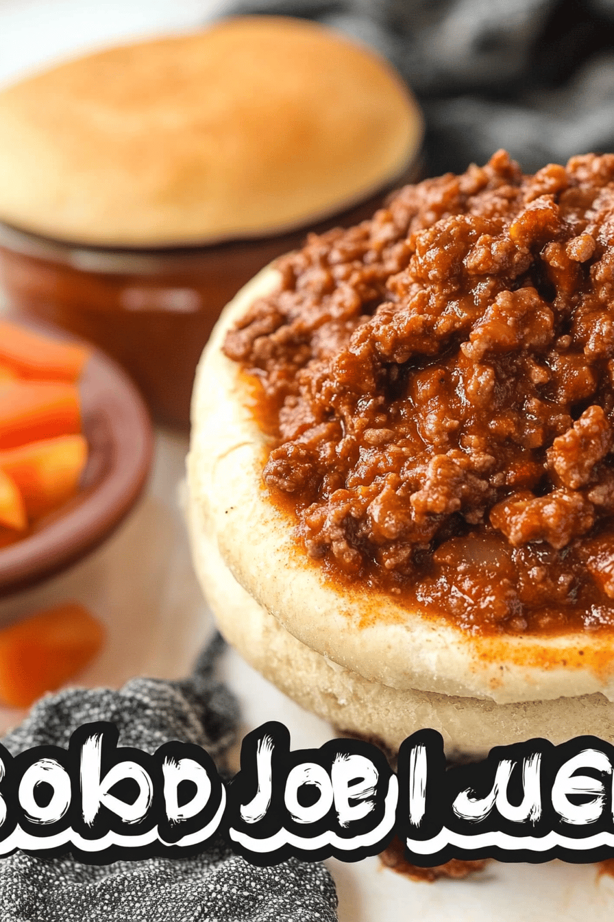 sloppy joes slice on plate showing perfect texture and swirl pattern