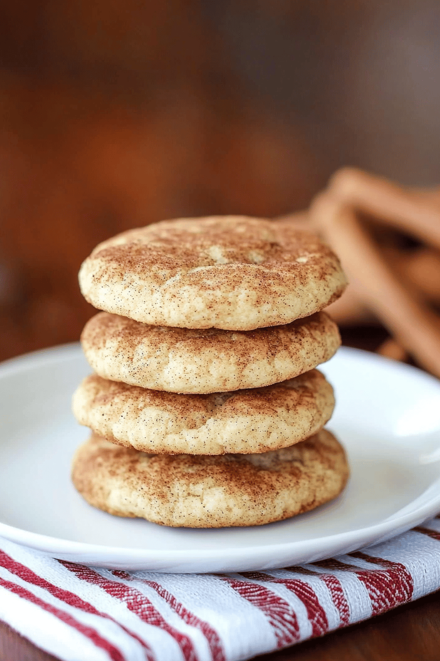 snickerdoodles slice on plate showing perfect texture and swirl pattern