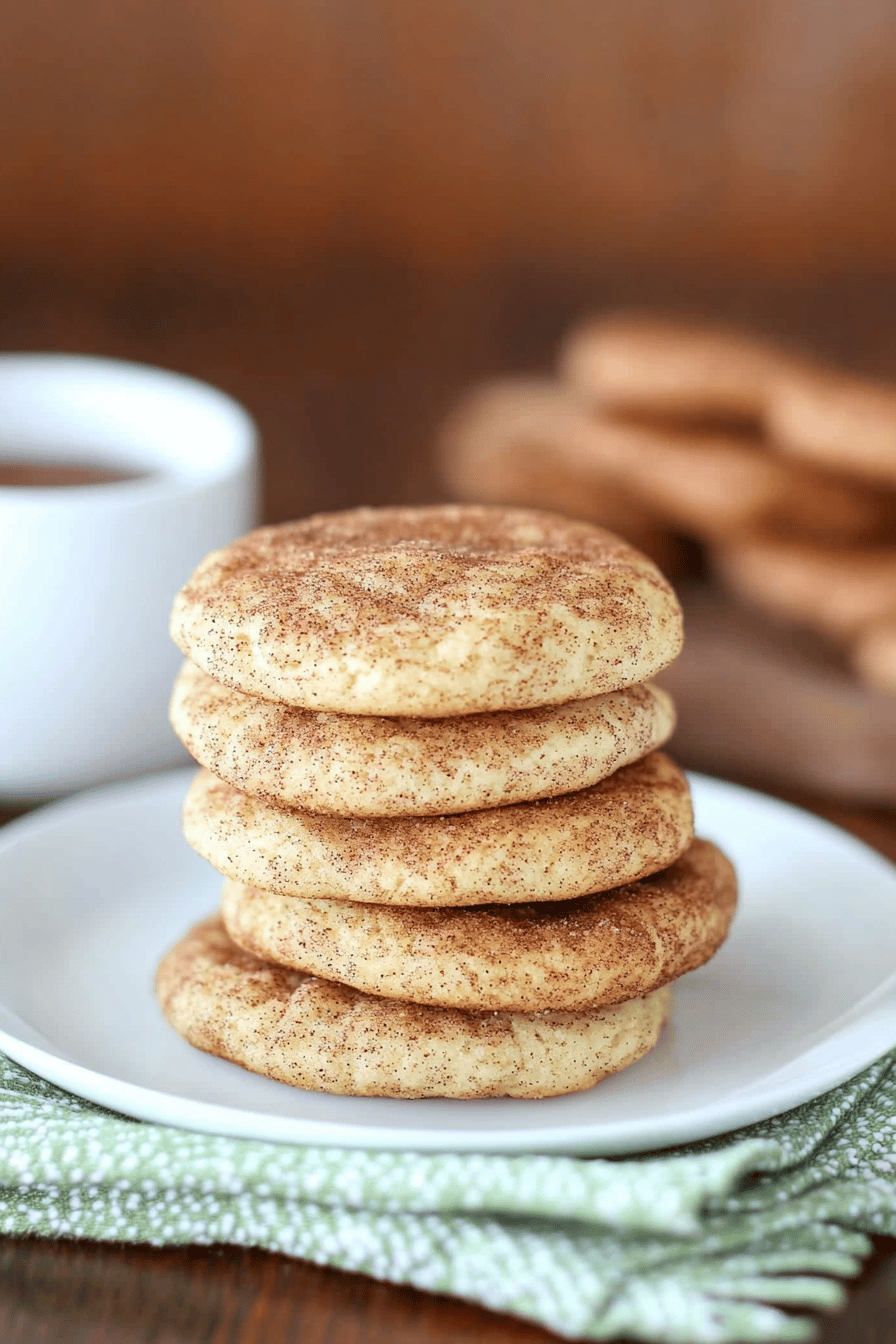 snickerdoodles slice on plate showing perfect texture and swirl pattern