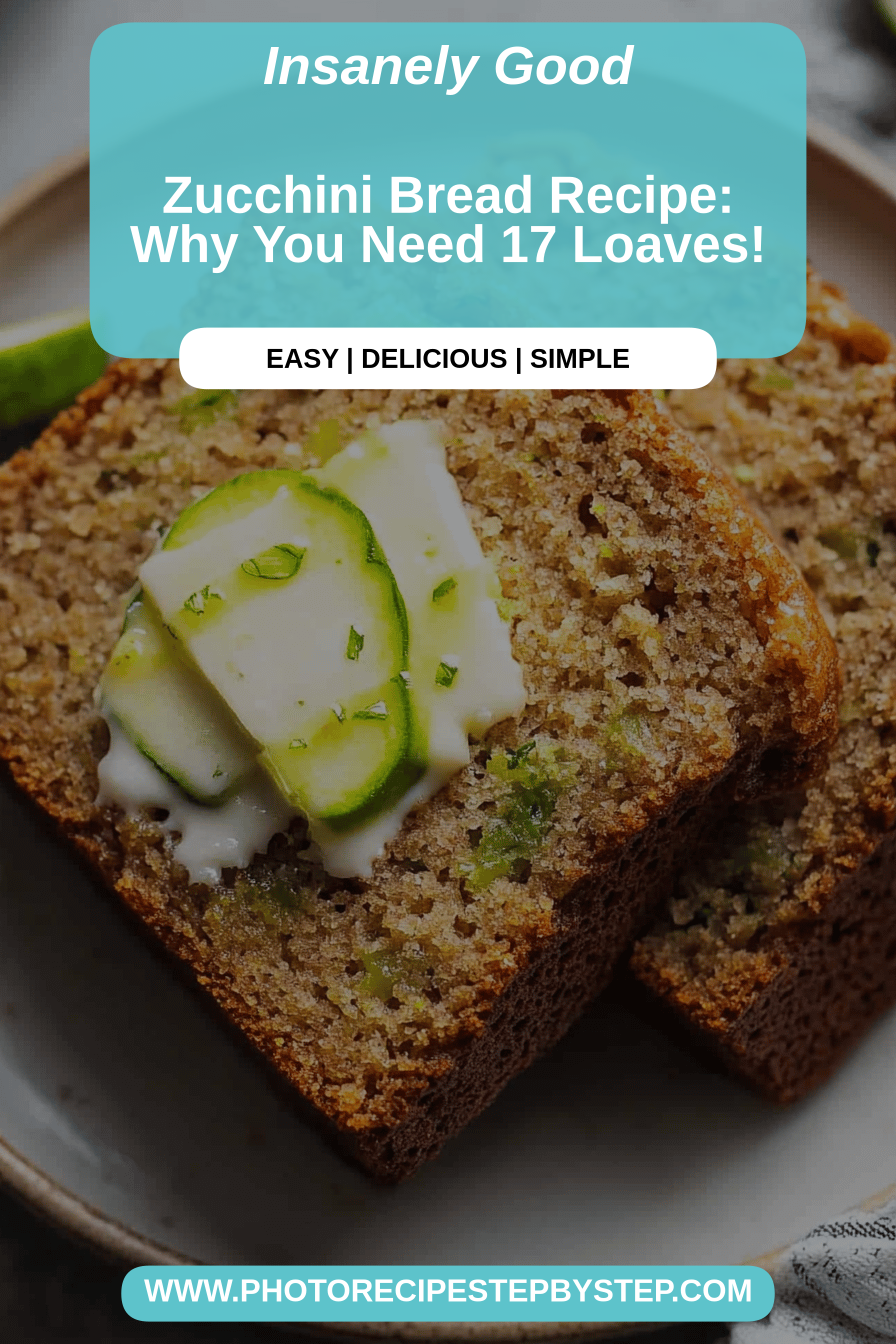 zucchini bread recipe final dish beautifully presented and ready to serve