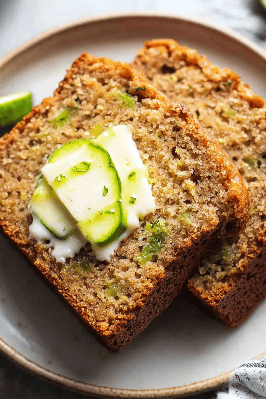 zucchini bread recipe ingredients organized and measured on kitchen counter