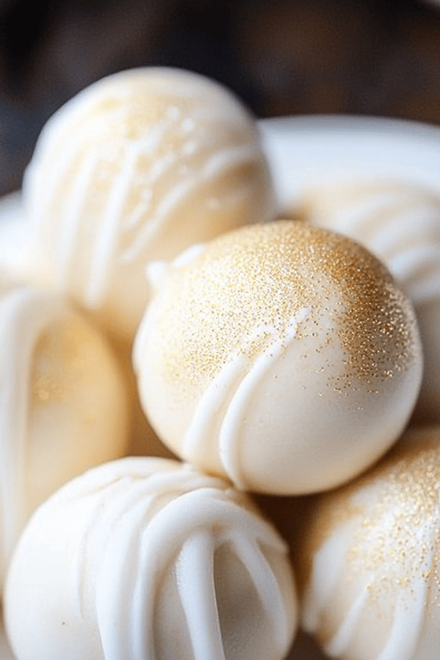 Champagne Cake Balls ingredients organized and measured on kitchen counter