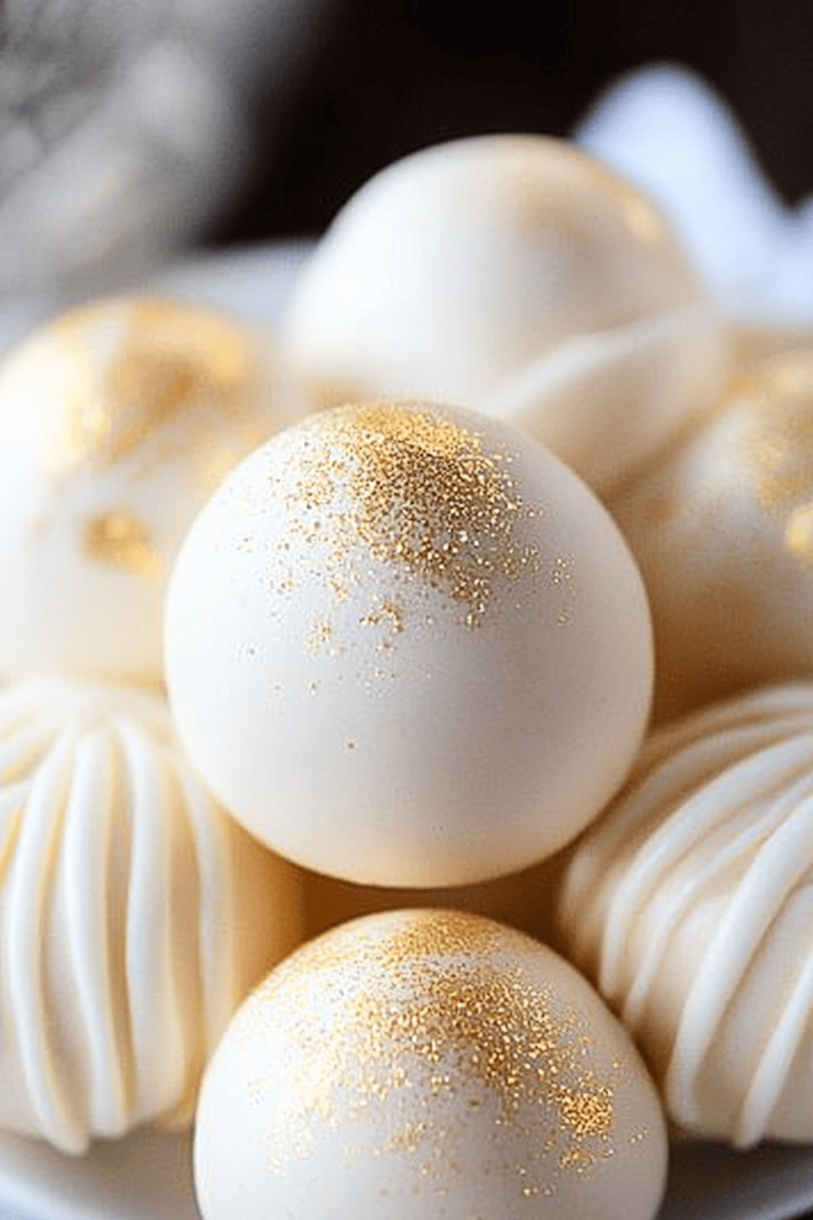 Champagne Cake Balls slice on plate showing perfect texture and swirl pattern