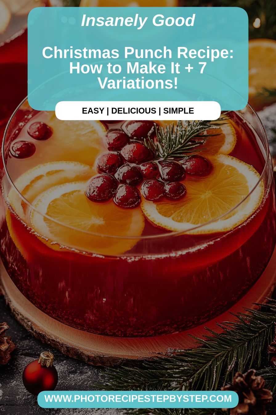 Christmas punch recipe final dish beautifully presented and ready to serve