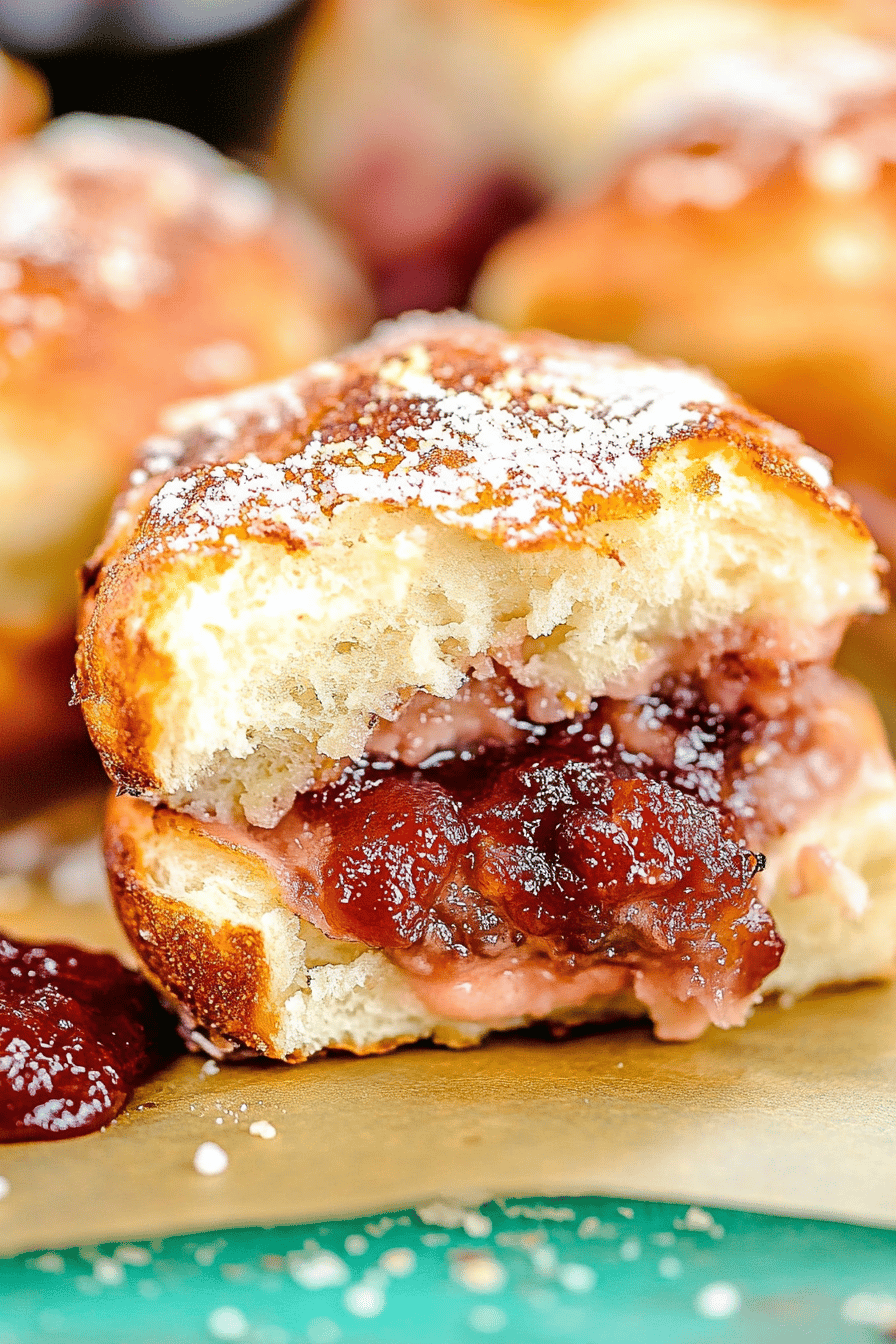 Monte Cristo Sliders slice on plate showing perfect texture and swirl pattern