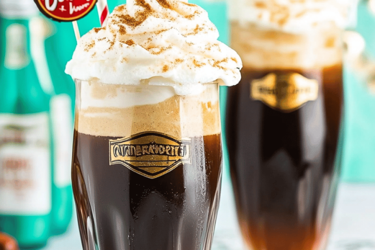 Root beer float