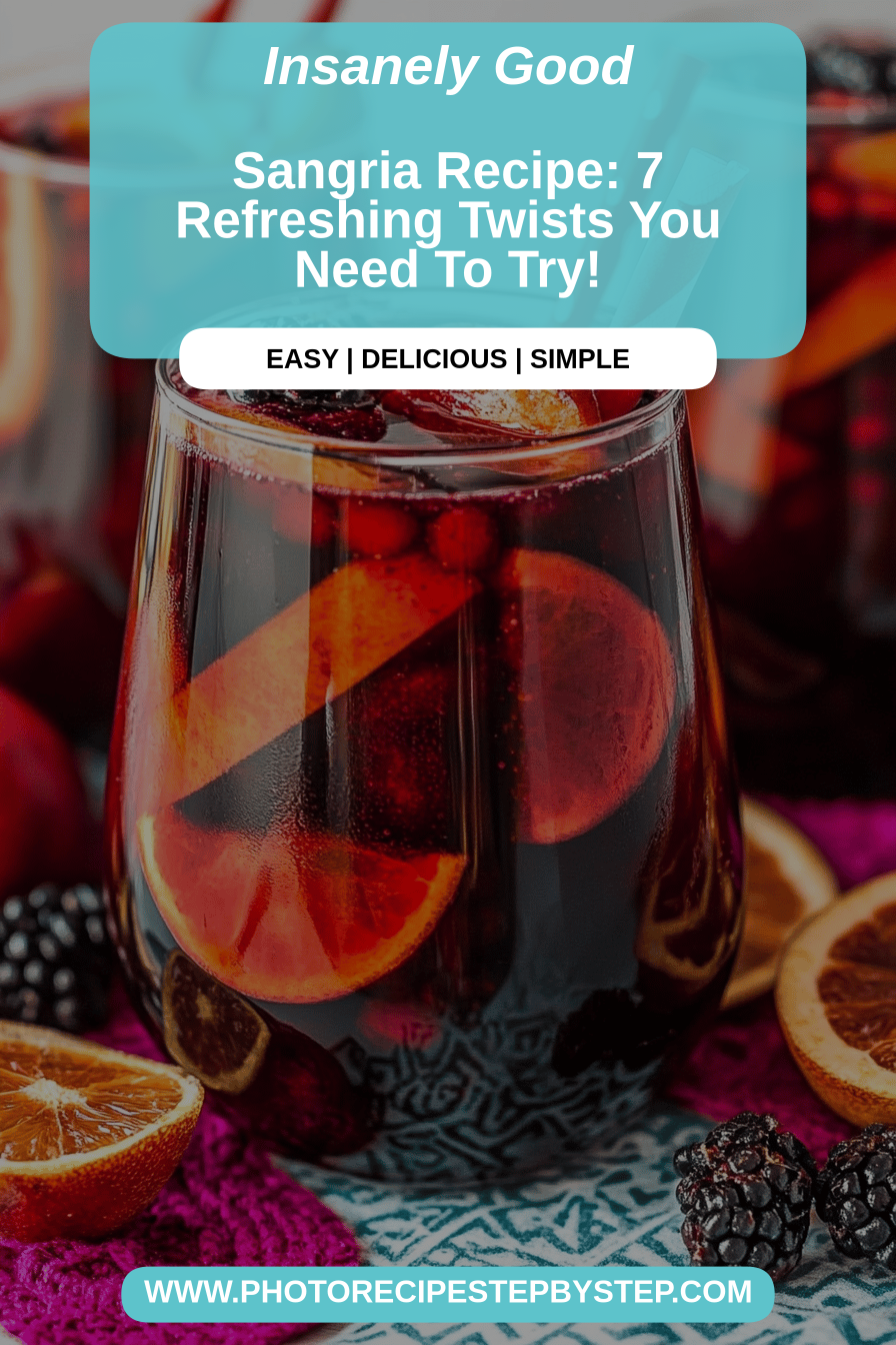 Sangria recipe final dish beautifully presented and ready to serve