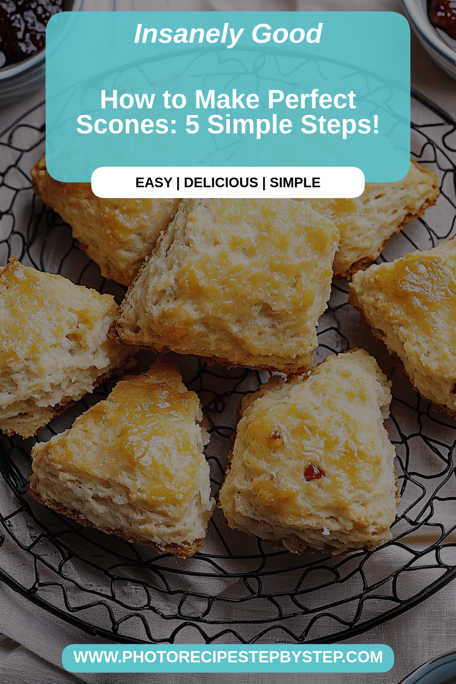 Scones recipe final dish beautifully presented and ready to serve