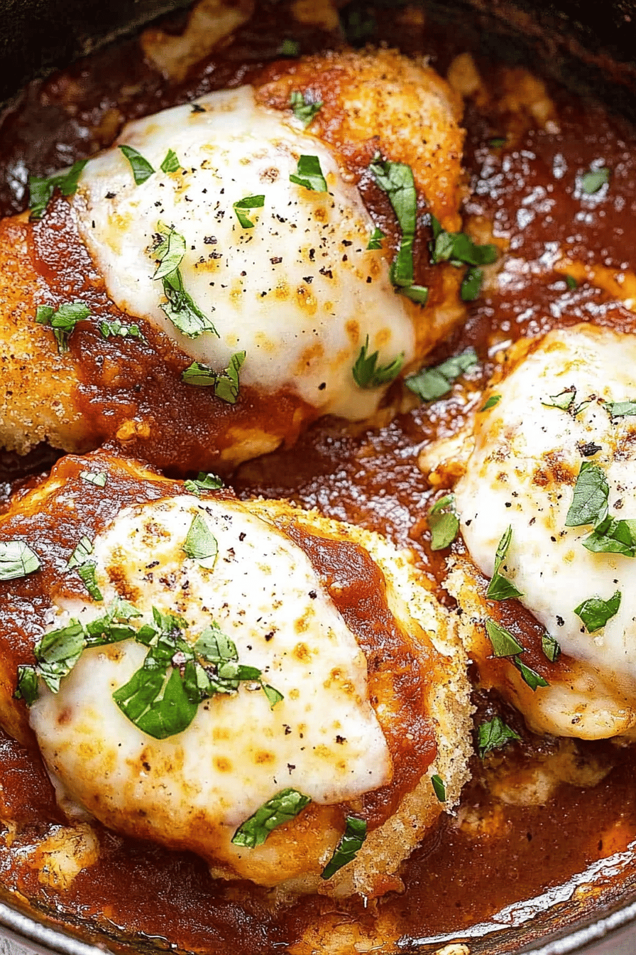 Stuffed chicken parmesan slice on plate showing perfect texture and swirl pattern