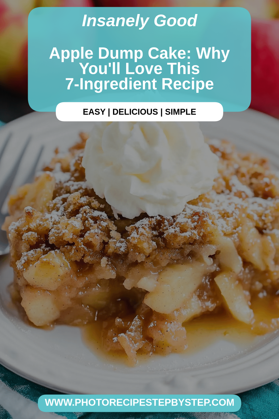 apple dump cake final dish beautifully presented and ready to serve