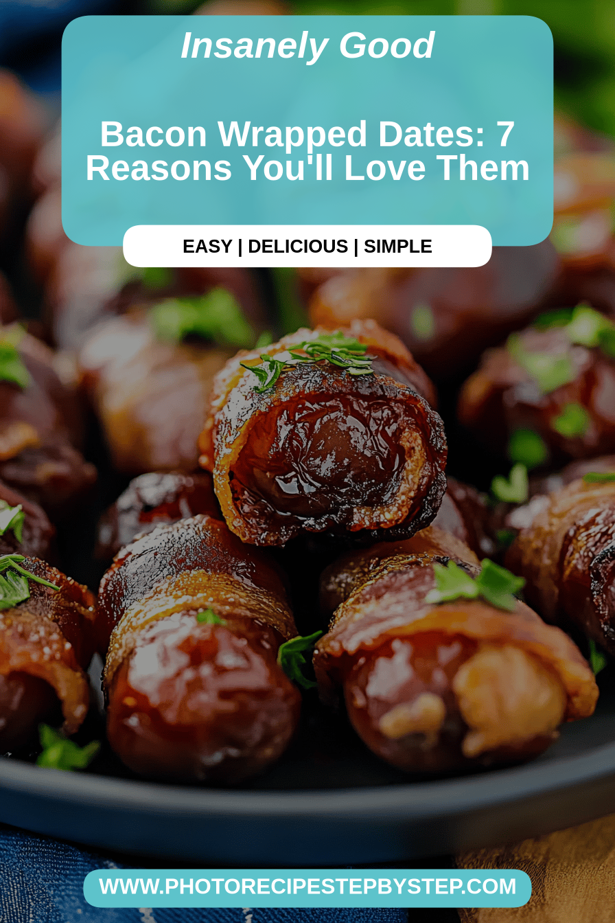 bacon wrapped dates final dish beautifully presented and ready to serve