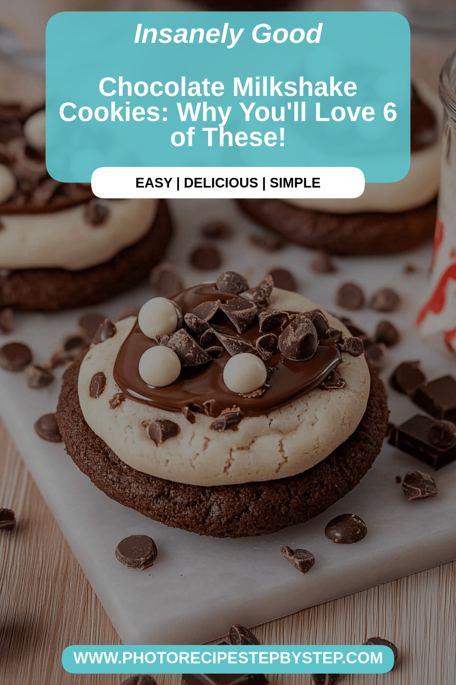 chocolate milkshake cookies final dish beautifully presented and ready to serve