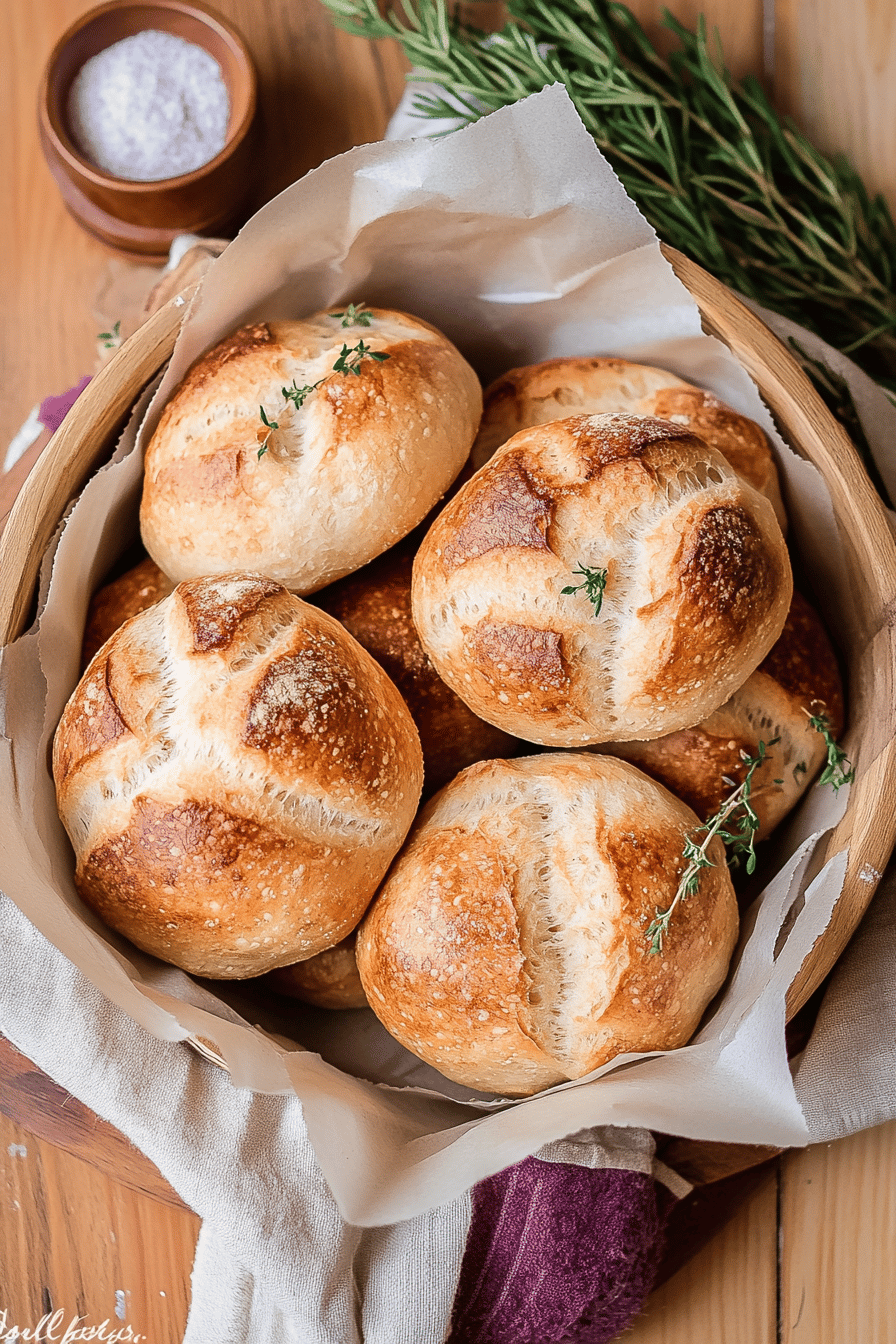 gluten-free sourdough rolls ingredients organized and measured on kitchen counter