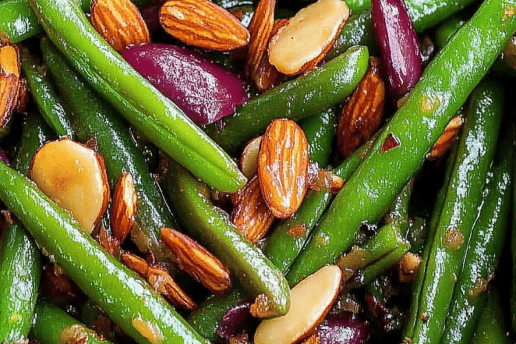 green beans almondine