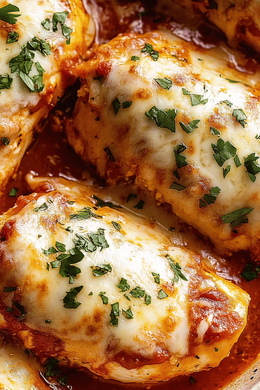 lasagna stuffed chicken ingredients organized and measured on kitchen counter