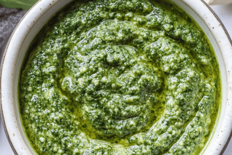 spinach basil pesto