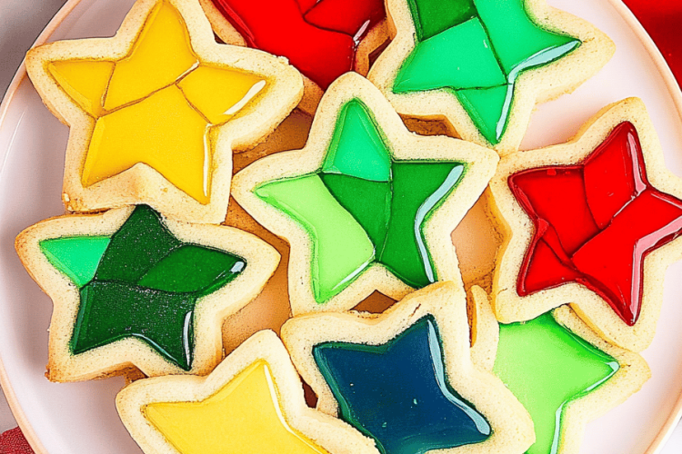 stained glass cookies