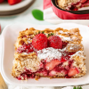 strawberry dump cake