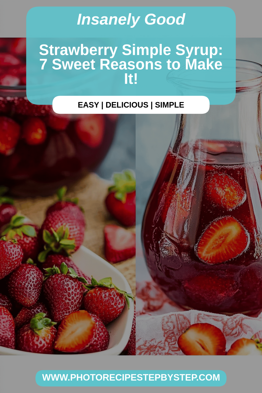 strawberry simple syrup final dish beautifully presented and ready to serve